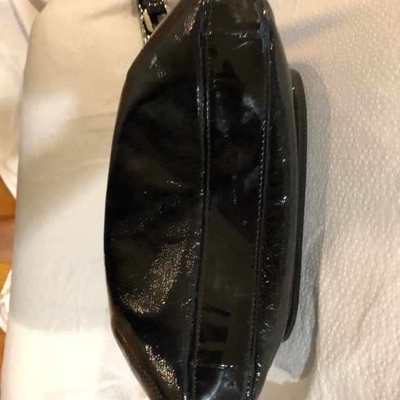Longchamp Gatsby Black Patent Shoulder Bag - Picture 5 of 7
